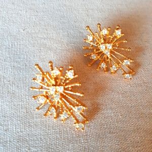 Vintage Avon Star/ Starburst/ Snowflake Earrings